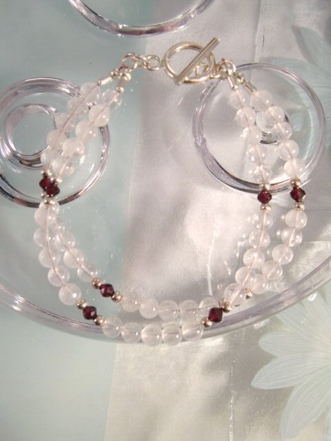 ArmbandRosenkvartsGra