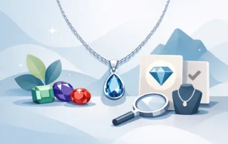 Silverhalsband med ädelsten - så väljer du rätt