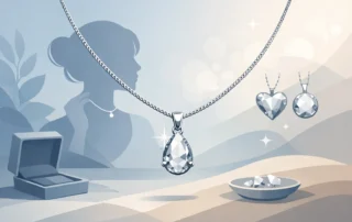 Silverhalsband med kristall - så väljer du rätt
