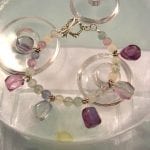 Fluorit armband - Berlock