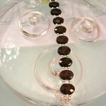 Röktopas armband - Fasett/Oval