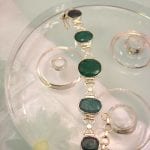 Smaragd armband - Oval