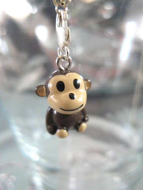 Berlock med karbinlås - Djur/Apa/3D