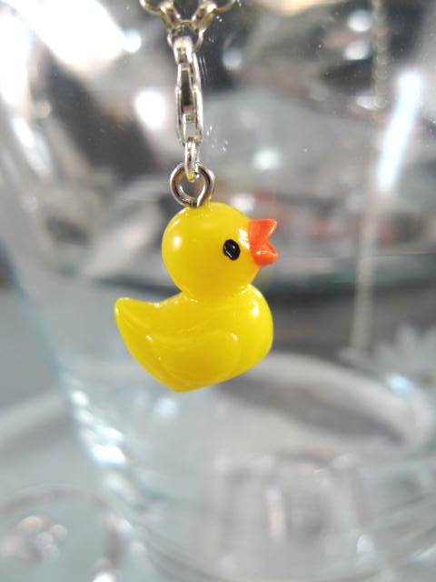 Berlock med karbinlås - Djur/Badanka/Gul/3D