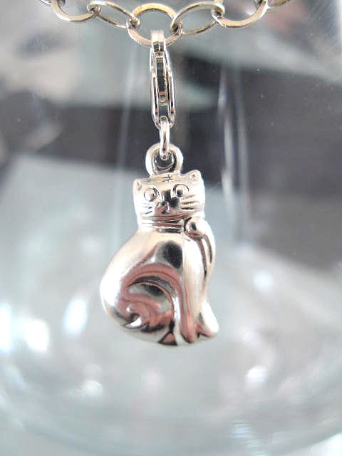 Berlock med karbinlås - Djur/Katt 2