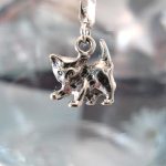 Berlock med karbinlås - Djur/Kissekatt/3D