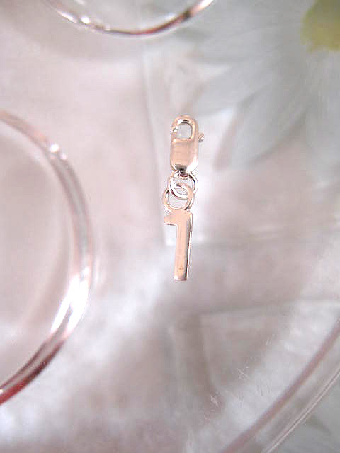 Berlock med karbinlås - Siffra 1