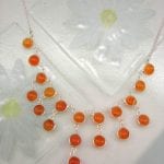 Onyx halsband Röd - Cab/Rund