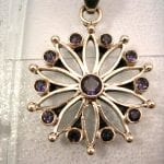 Iolit hänge - Fasett/Sol