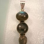 Labradorit hänge - Cab/Droppe/Oval/Rund