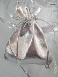 Presentpåse Organza - Silver