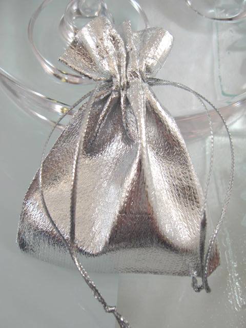 Presentpåse Organza - Silver