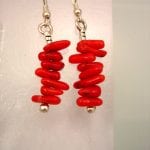 Korall örhängen - Ranka