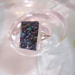 Titanium Drusy ring - Kant