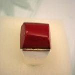 Korall ring - Röd/Kant