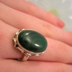 Malakit ring - Cab/Oval