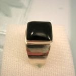 Onyx ring - Svart/Cab/Kant