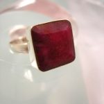 Rubin ring - Fasett/Kant