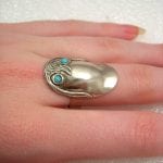 Silver ring Turkoser - Oval