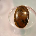 Tigeröga ring - Cab/Oval