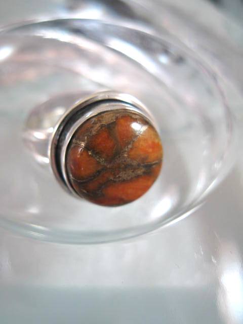 Turkos ring - Cab/Rund/Orange/Turkoser