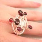 Turmalin ring - Cab/Oval/Rund